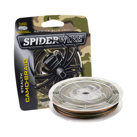 Spiderwire Stealth Camouflage Camo Braid-15lbs