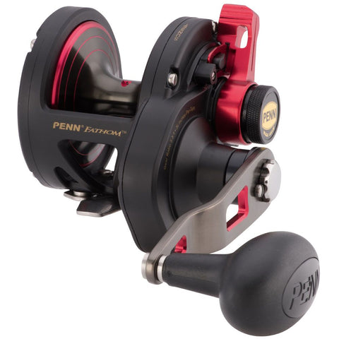 Penn Fathom 25N Lever Drag Single Speed Multiplier Reel - Left Handed