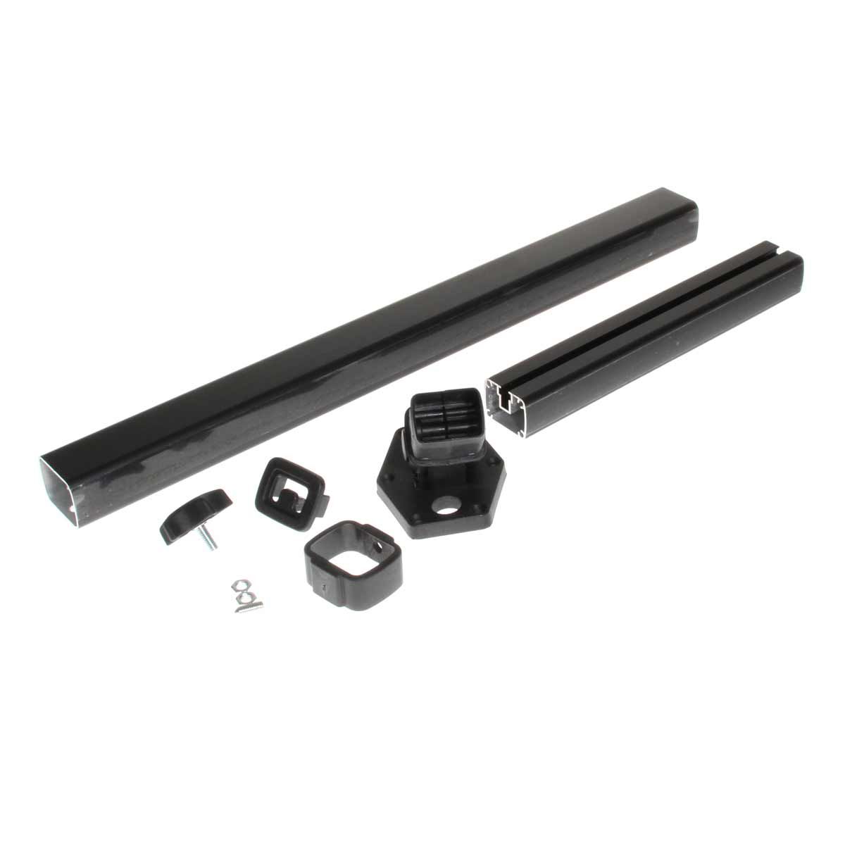 AG Black Adjustable Telescopic Table Legs 500 to 750mm (Pack of 25) 6810050
