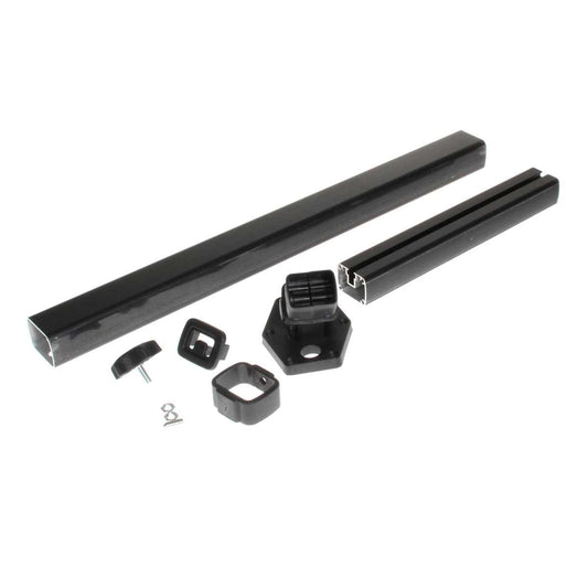 AG Black Adjustable Telescopic Table Legs 500 to 750mm (Pack of 25) 6810050