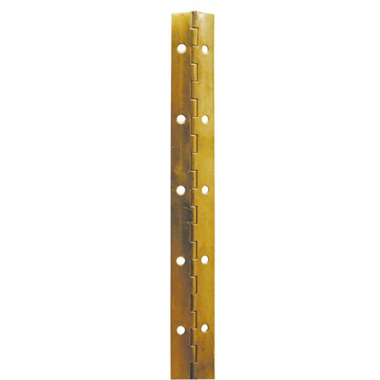 AG Polished Brass Continuous Hinge (6' x 1-1/4") 7-31380