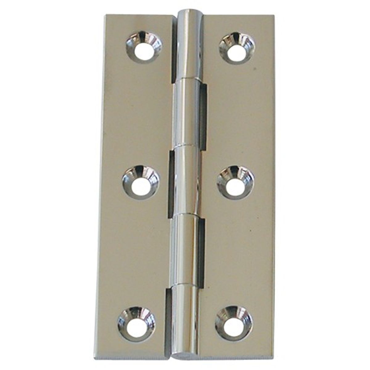 AG Chrome Plated Brass Butt Hinge (2" x 7/8") 7-32013