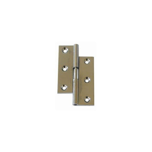 AG Chromed Brass Lift Off Hinge Left Hand (3" x 1-5/8") 7-32313