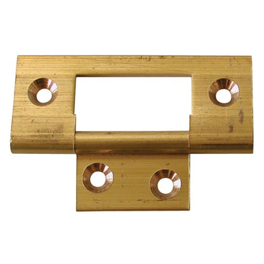 AG Polished Brass Flush Hinge (2" x 3/4") 7-32331
