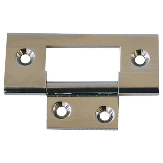 AG Chrome Plated Brass Flush Hinge (2" x 3/4") 7-32336
