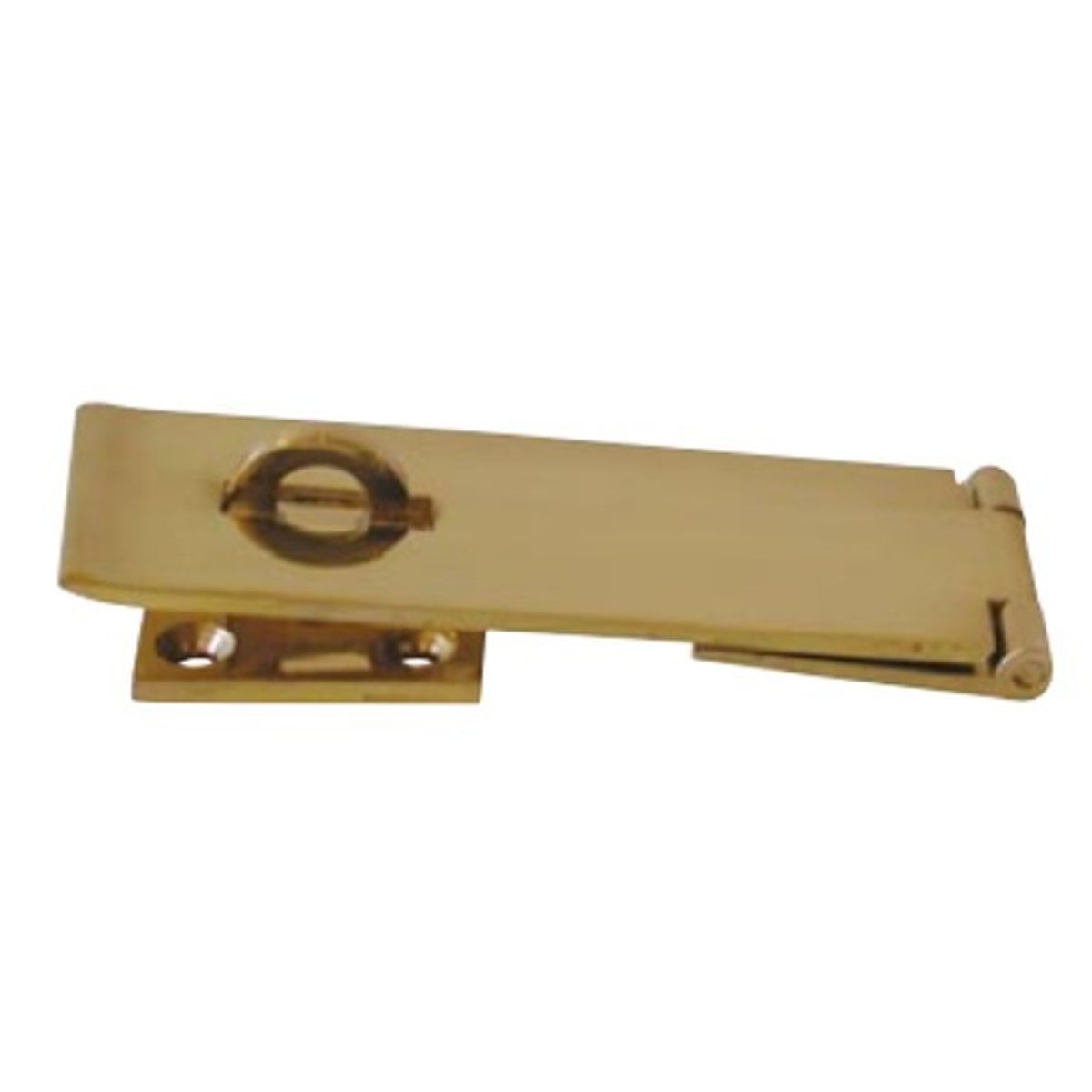 AG Polished Brass Hasp and Staple (3") 7-32640