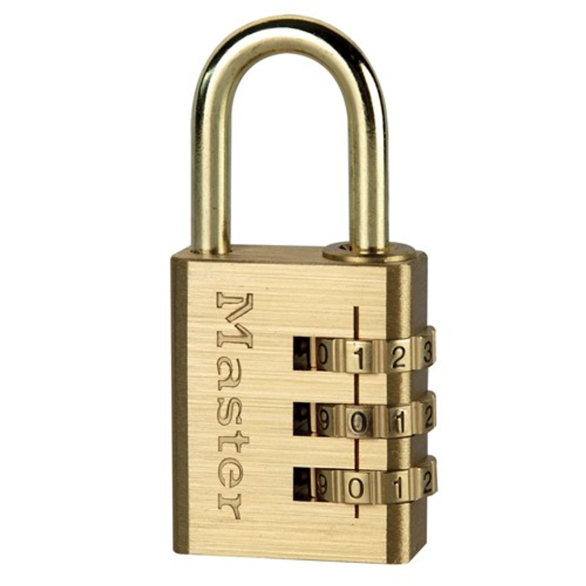 Masterlock Combination Padlock in Brass 30mm 7-39022