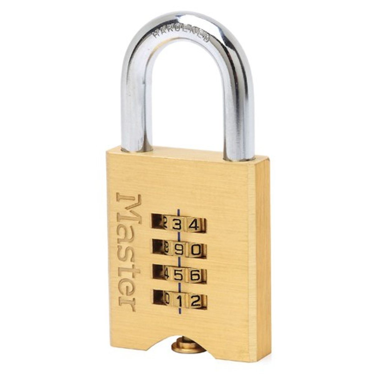 Masterlock Combination Padlock in Brass 50mm 7-39024