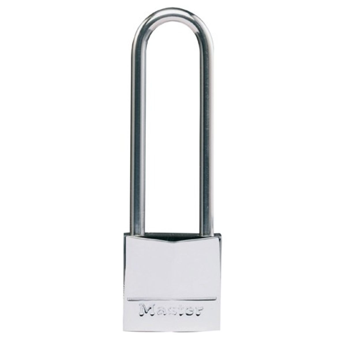 Masterlock Nickel Brass Padlock with Long Stainless Steel Shackle 30mm 7-39030