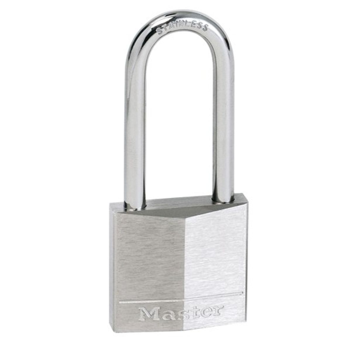 Masterlock Padlock in Nickel Brass with Stainless Long Shackle (40mm) 7-39032