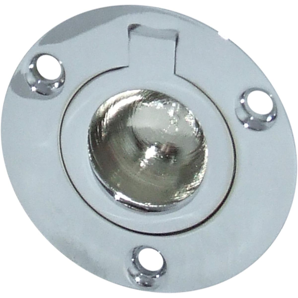 Chrome Plated Brass Round Ring Pull (1-3/4" Diameter) 7-76006