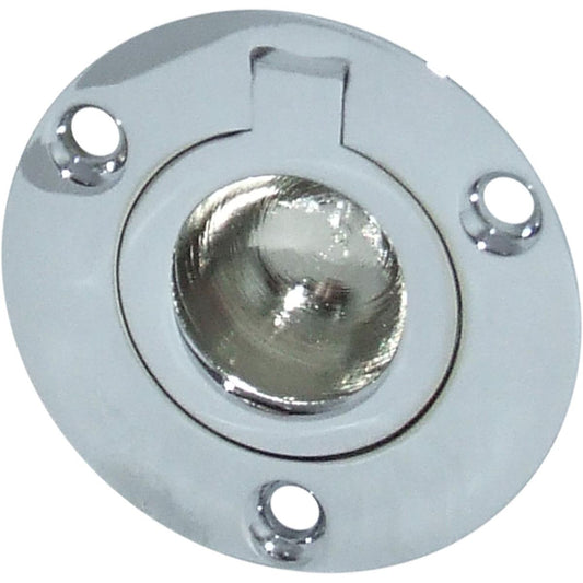 Chrome Plated Brass Round Ring Pull (1-3/4" Diameter) 7-76006