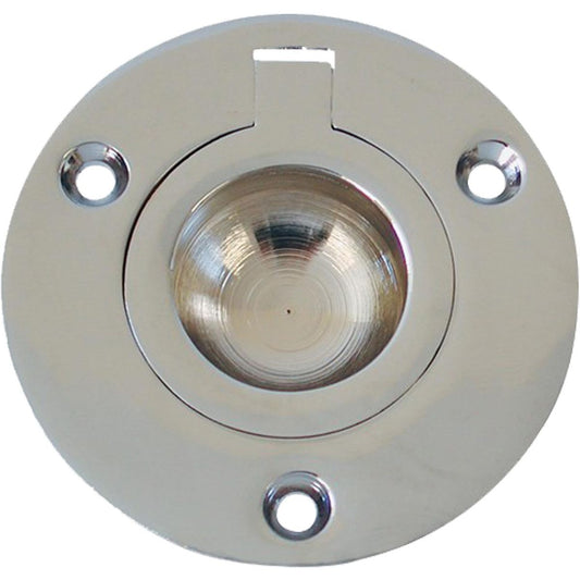 Chrome Plated Brass Round Ring Pull (51mm Diameter) 7-76007
