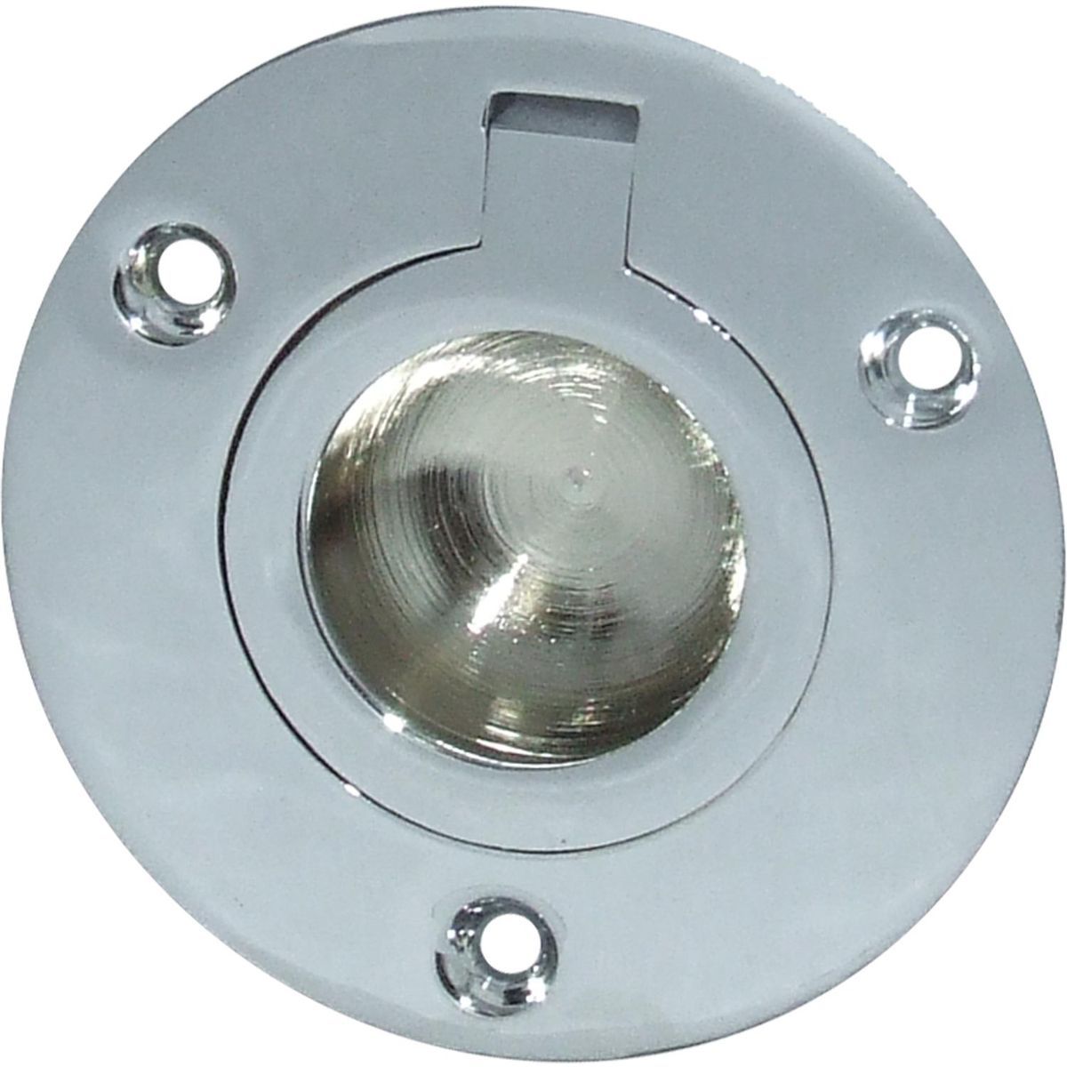 Chrome Plated Brass Round Ring Pull (67mm Diameter) 7-76008