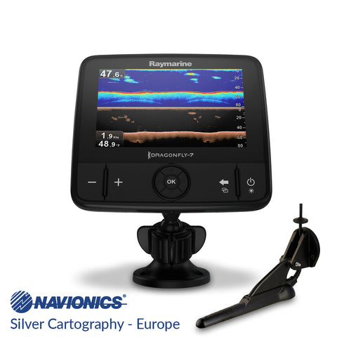 Raymarine Dragonfly 7 PRO with CPT-DVS Transducer & Navionics EU Chart