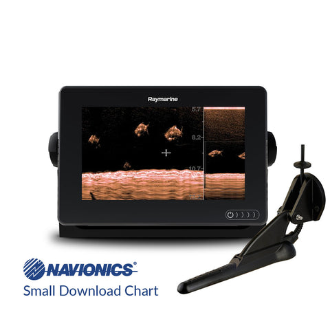 Raymarine Axiom 7DV with CPT100 transducer & Navionics+ Small Chart