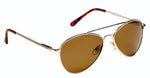 Milano Sunglasses - GOLD & BROWN