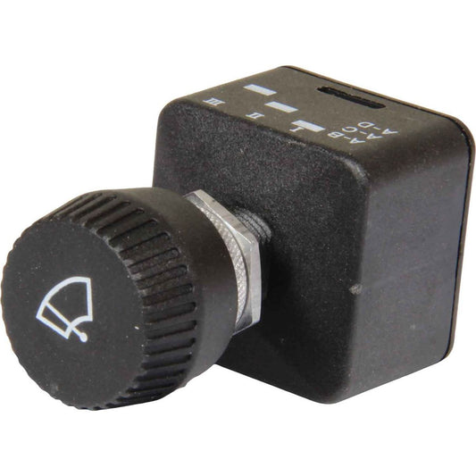 Vetus HDMSW Rotary Windshield Wiper Switch (Three Position) 711437