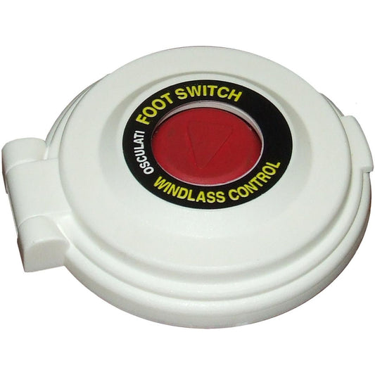 Osculati Waterproof Foot Switch (White with Red / 12 & 24V) 711603