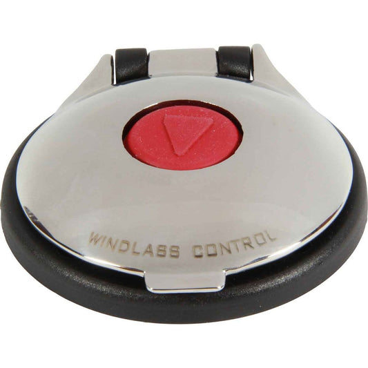 Osculati Waterproof Foot Switch (Black & SS with Red / 12V/24V) 711605