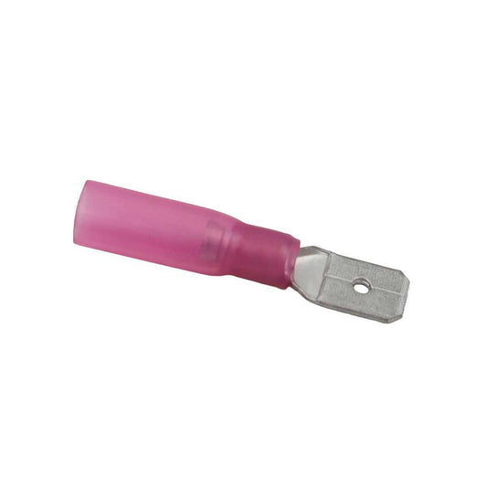 AMC Red Heat Shrink Male Spade Terminal (6.3mm x 0.8mm / 10 Pack) 712106