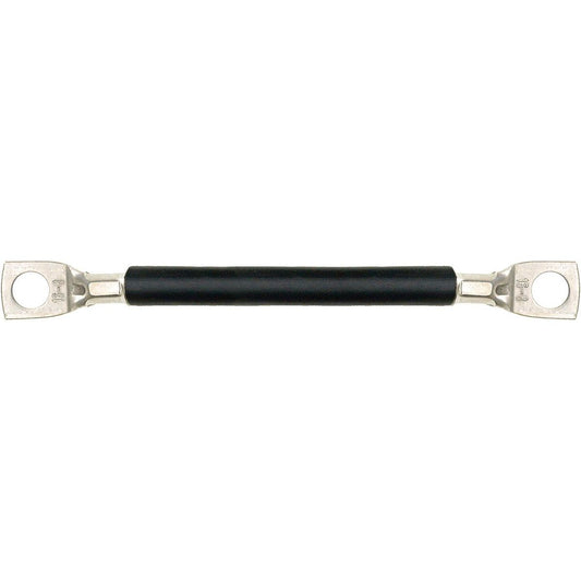 AMC Battery Connector Lead with 8mm Ring Terminals (450mm Long, Black)