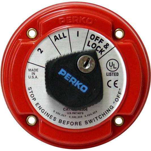 Perko Alternator Disconnect & Lock Battery Isolator 250A (12-32V) 714685