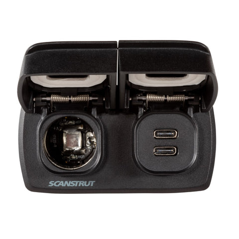 Scanstrut Flip Pro Multi - Dual USB-C & 12V Socket (Front or Rear Fit)