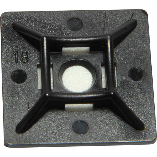 AMC Cable Tie Fixing Bases in Pack of 25 (4.8mm Strap) 715040