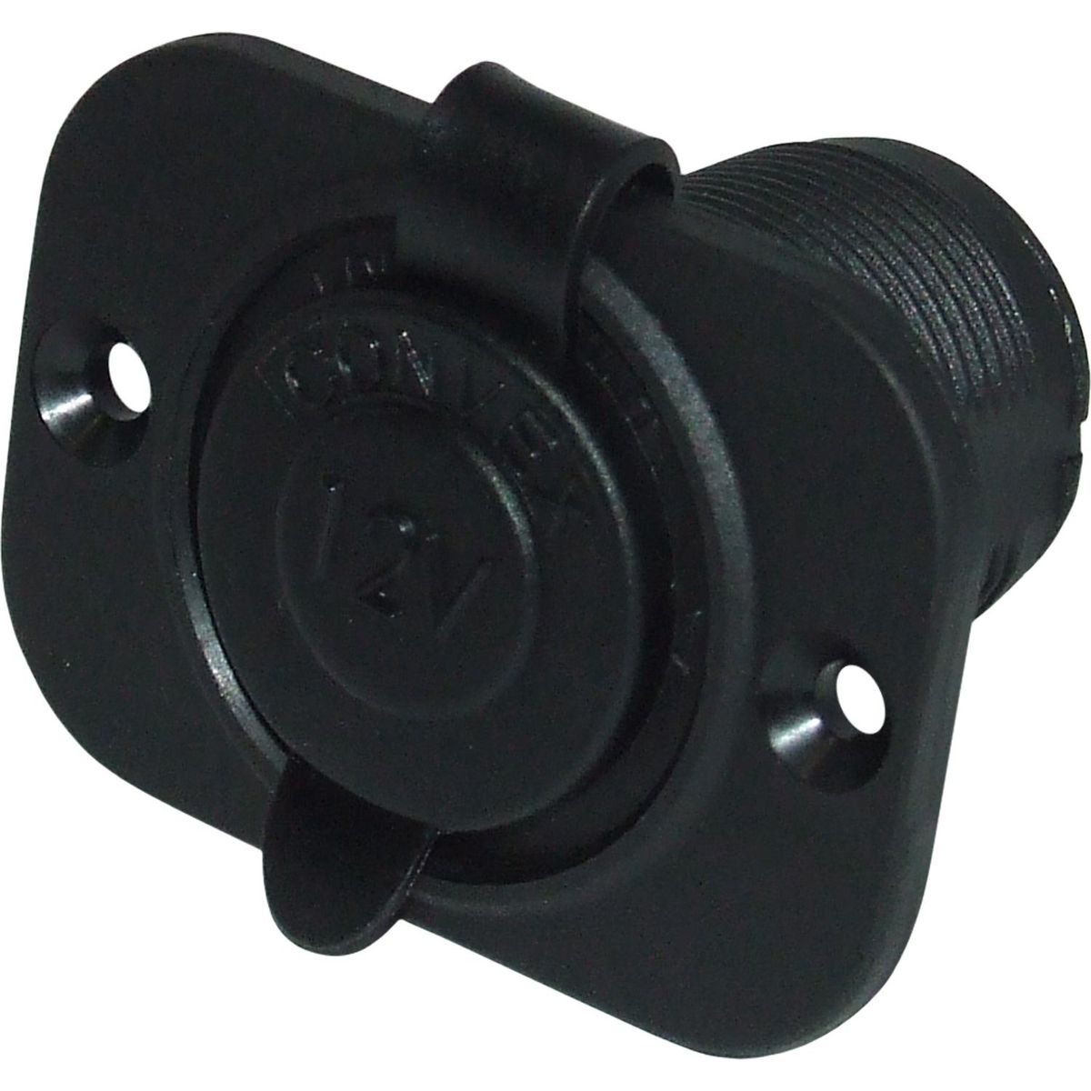 Osculati Cigarette Lighter Recess Mount Socket and Cover (Plastic) 715640