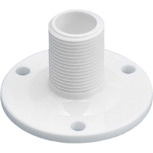 Osculati White Nylon Antenna Base for VHF-GPS Antennas (1" Thread) 716593