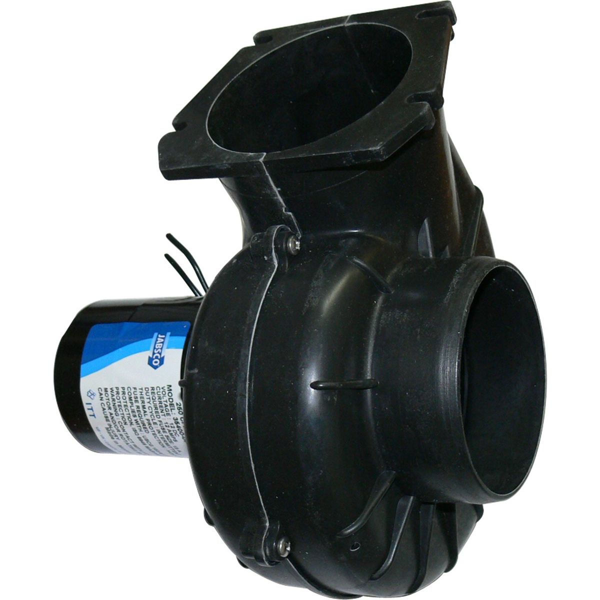 Jabsco Snail Cam Blower (Flangemount / 12V / 102mm Ducting Hose) 716712