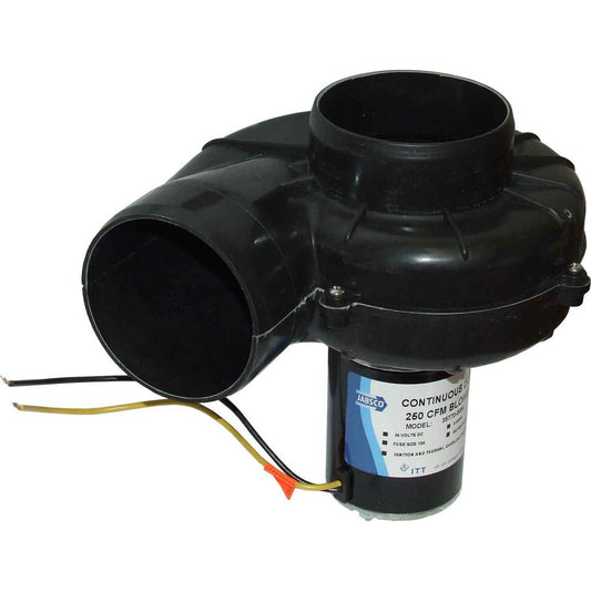 Jabsco Heavy Duty Snail Cam Blower (Flexmount / 24V / 102mm Hose) 716728