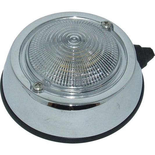 Perko 0300 Surface Mount Dome Light (12V / Chrome / 95mm Diameter) 719503