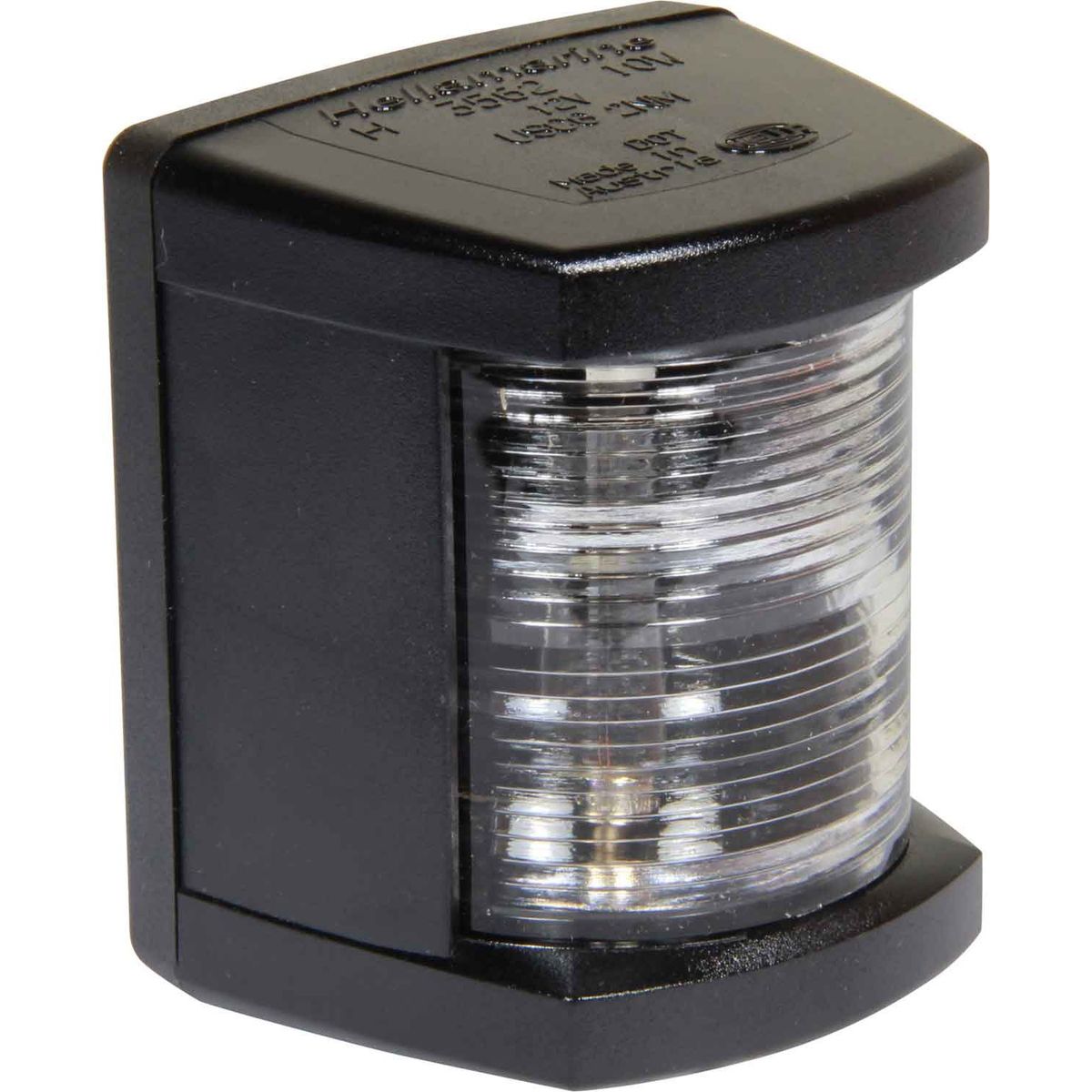Hella 3562 Stern White Navigation Light (Black Case / 12V / 10W) 721003