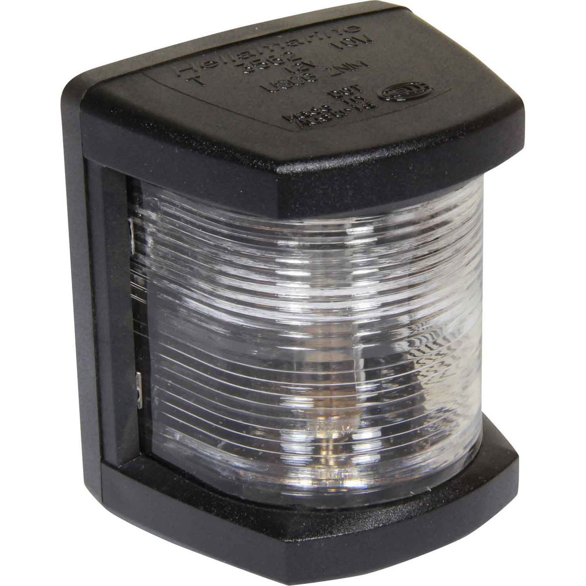 Hella 3562 Masthead White Navigation Light (Black Case / 12V / 10W) 721004