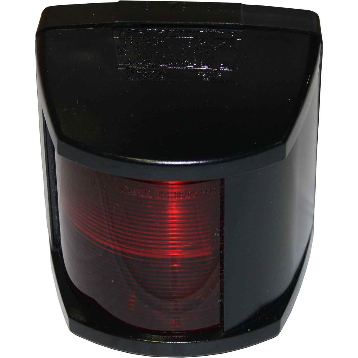 Hella 2984 Port Red Navigation Light (Black Case / 12V / 25W) 721102