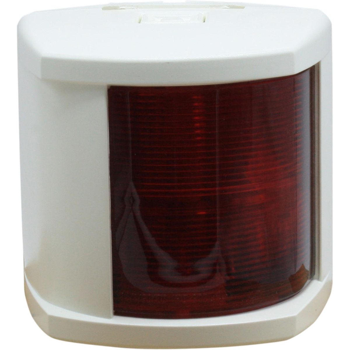 Hella 2984 Port Red Navigation Light (White Case / 12V / 25W) 721122