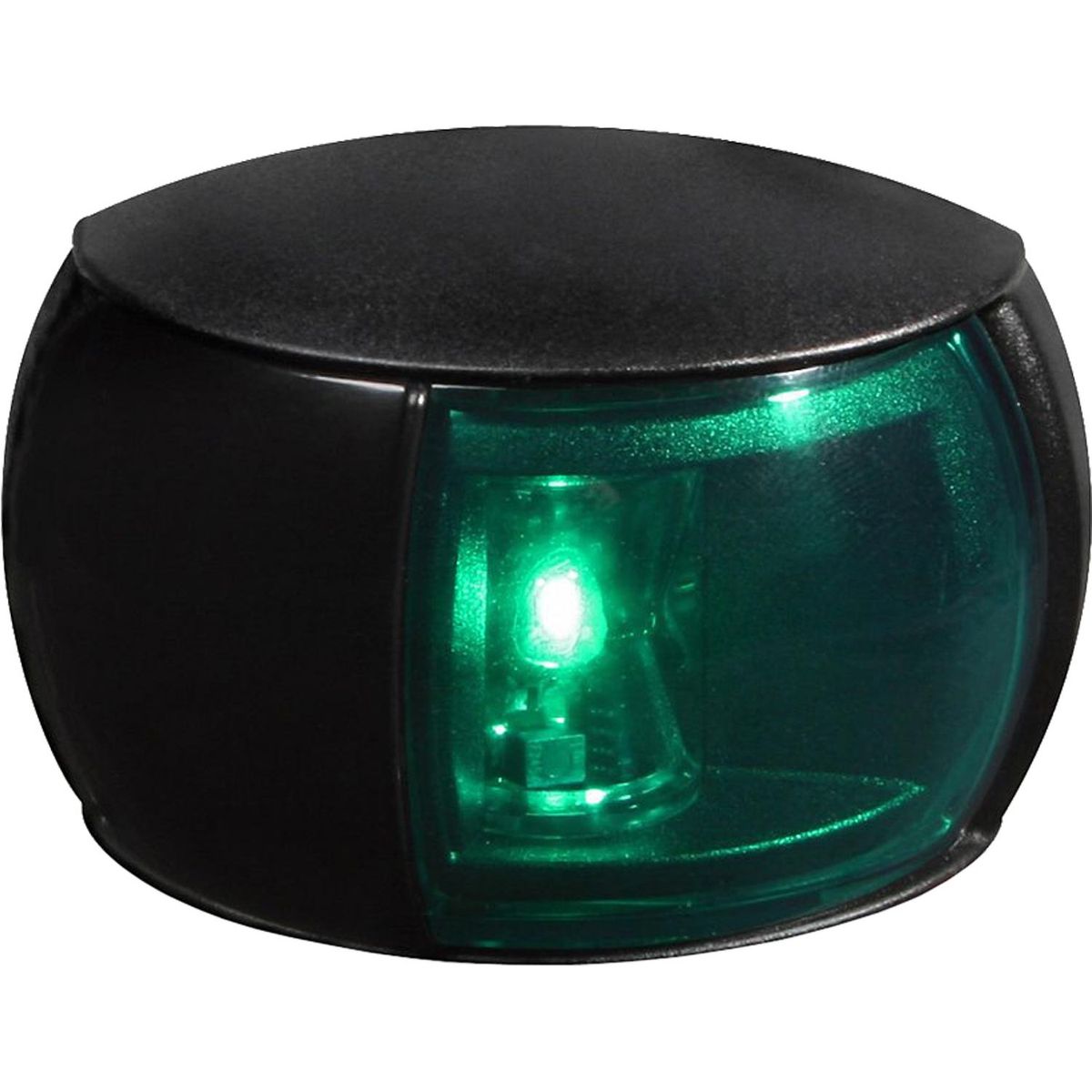 Hella Compact NaviLED Starboard Green LED Navigation Light (Black) 721221