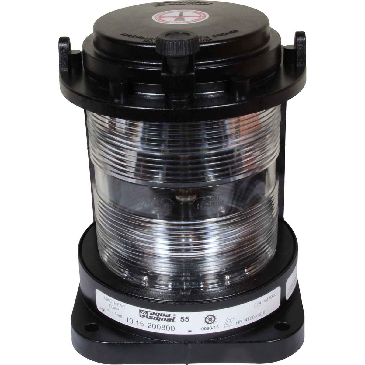 Aqua Signal 55 Masthead White Navigation Light (Black / 24V / 25W) 721554-24
