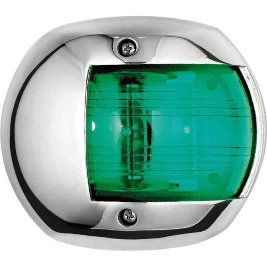 Compact Starboard Green Navigation Light (Stainless Steel / 12V / 10W) 721811