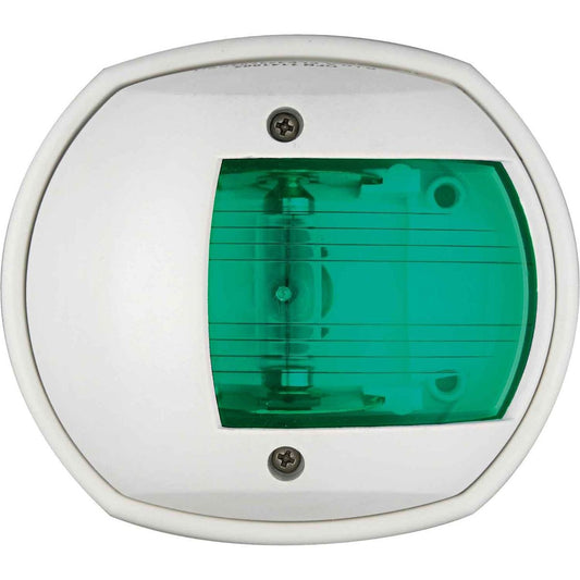 Compact Starboard Green Navigation Light (White Case / 12V / 10W) 721821