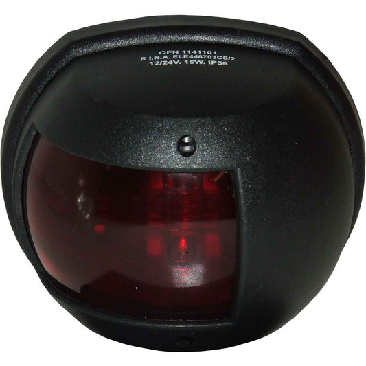 Maxi Port Red Navigation Light (Black Case / 12V / 15W) 721872