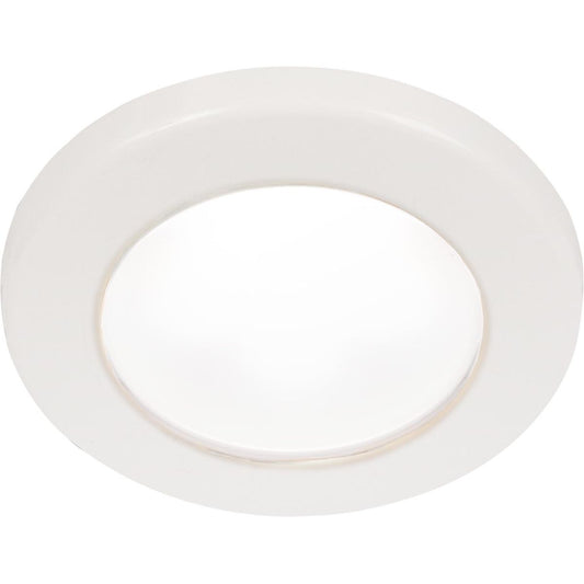 Hella EuroLED 75 Recess Mount Light with White Rim (White / 12V) 724961