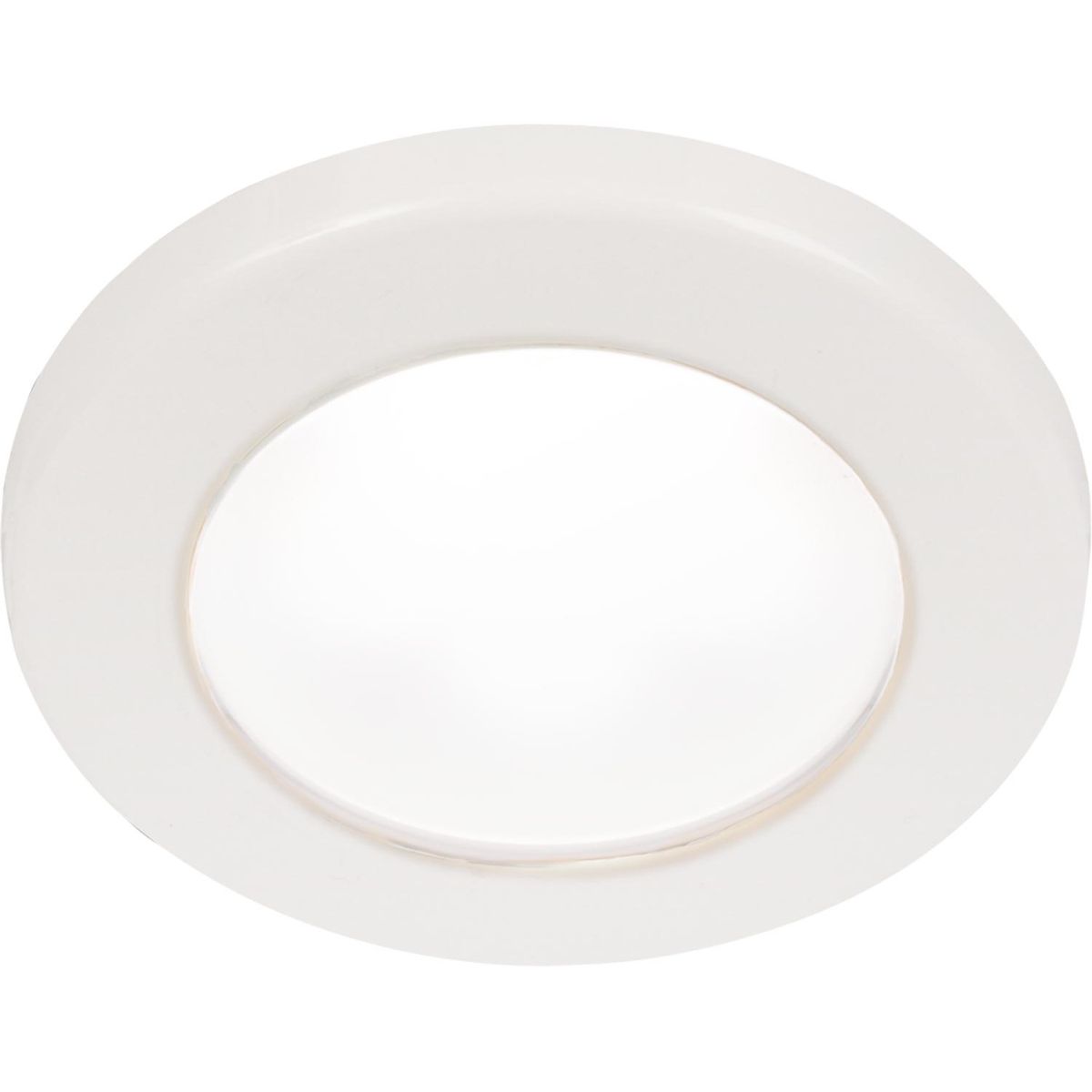 Hella EuroLED 75 Recess Mount Light with White Rim (White / 24V) 724962