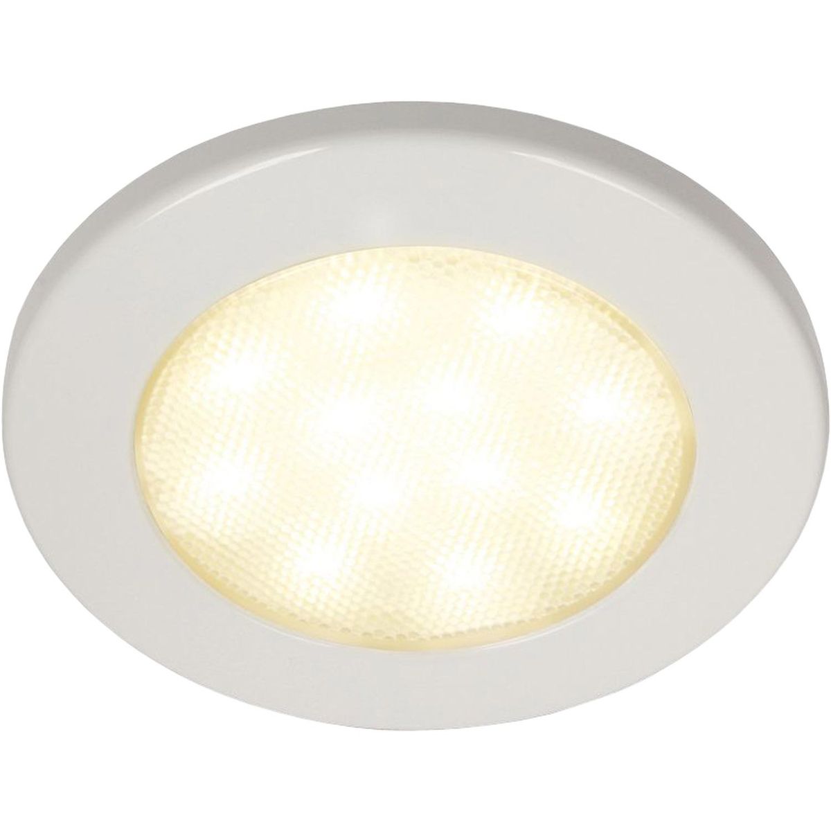 Hella EuroLED 115 Recess Light with White Rim (Warm White) 724972
