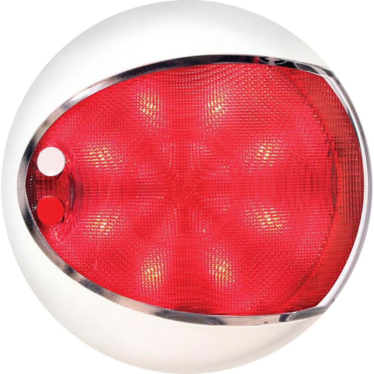 Hella EuroLED 130 Touch Light in White Case (Red + Daylight White) 724981