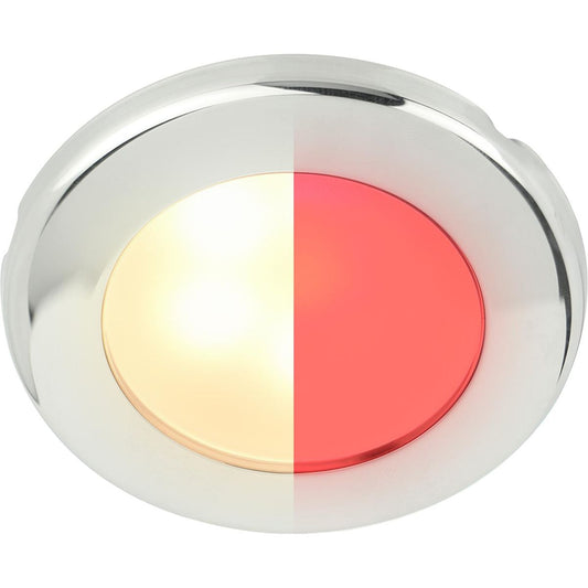 Hella EuroLED 75 Low Profile Round Light (SS Case / Warm White + Red) 724993