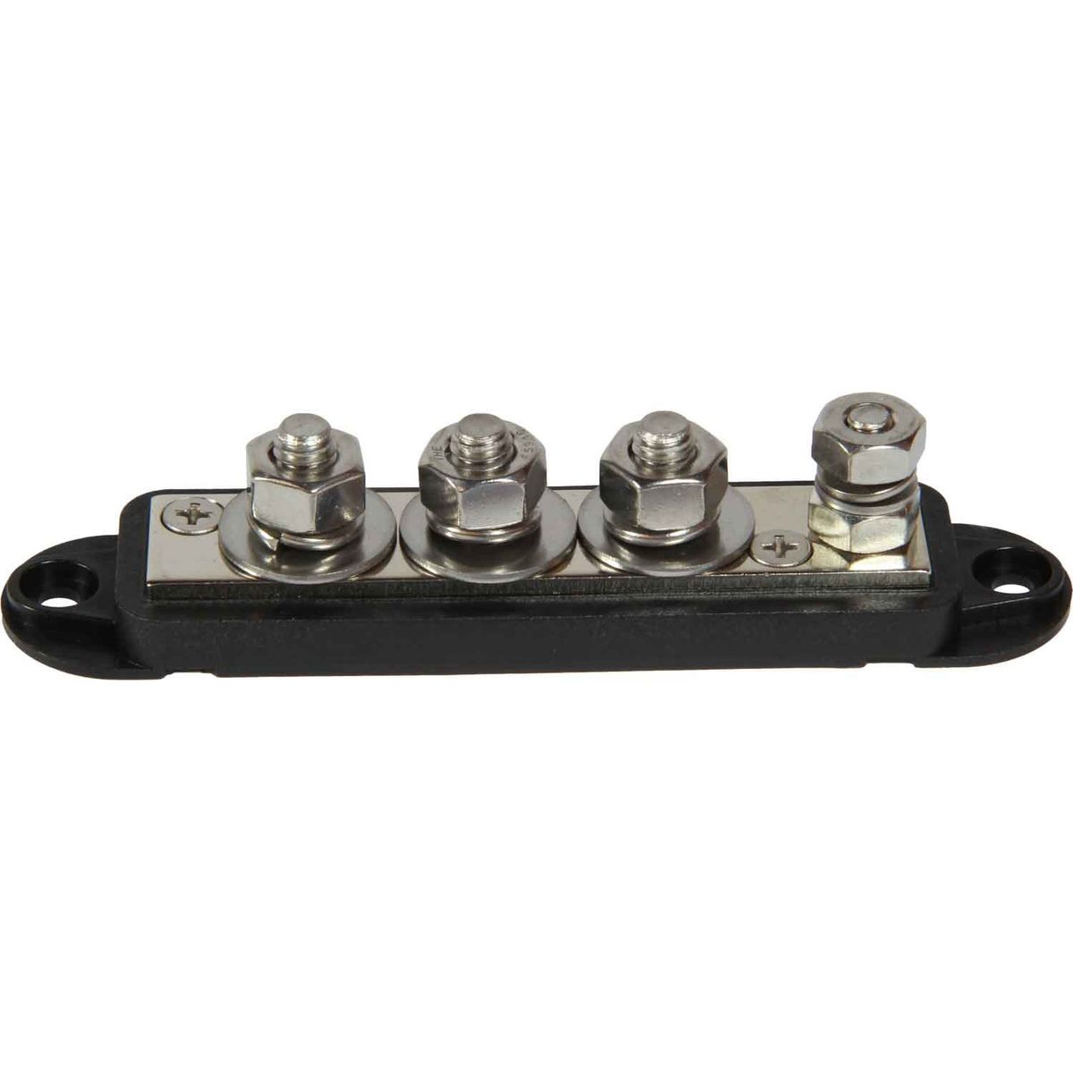 VTE Black 210A Power Distribution Busbar (3 x 5/16" & 1 x 1/4" Posts) 729241
