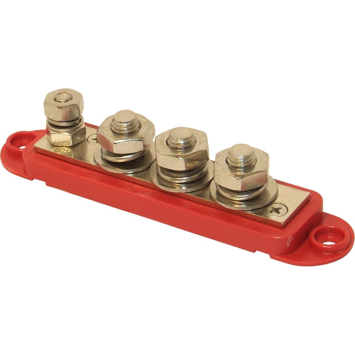 VTE Red 210A Power Distribution Busbar (3 x 3/8" / 1 x 1/4" Posts) 729244